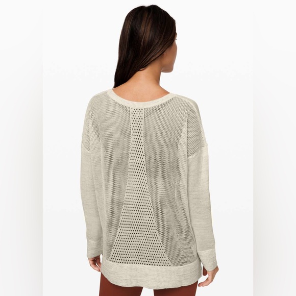 lululemon athletica Sweaters - Lululemon Well Being Sweater Crochet / Knit